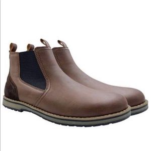 NEW IZOD LUCAS PULL ON BOOTS BOOTIE CHUKKA NIB